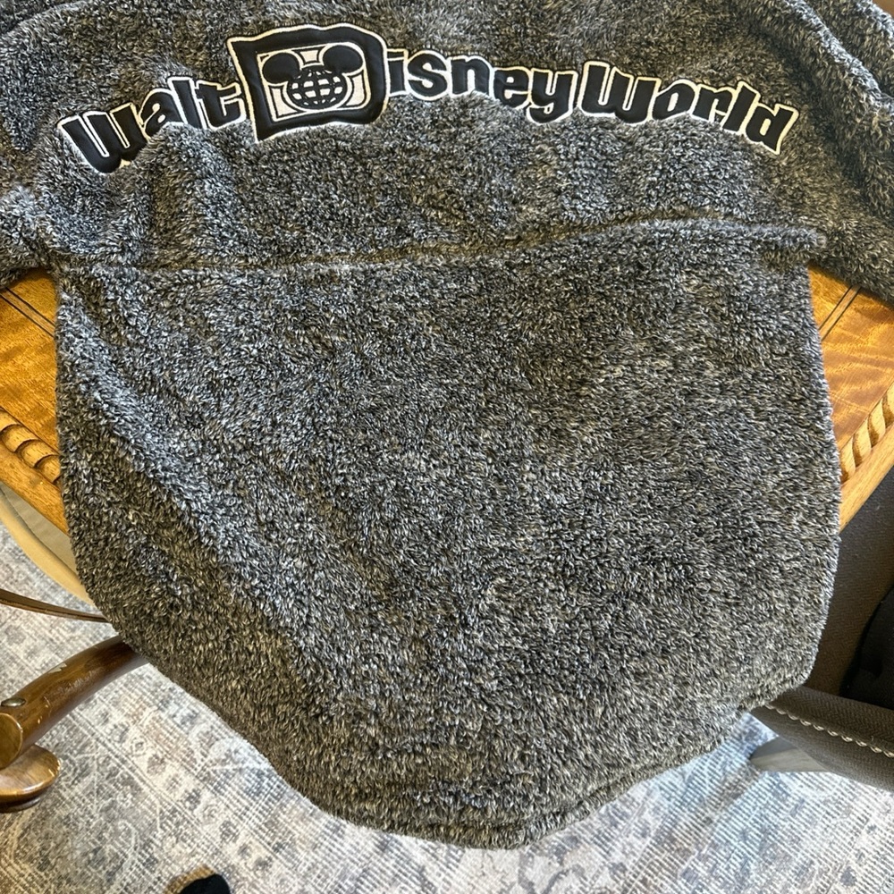 Disney Women's Gray Fleece Spirit Jersey Pullover